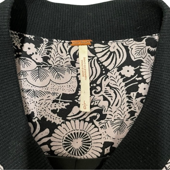 Free People Floral Bomber Jacket - Picture 2 of 4